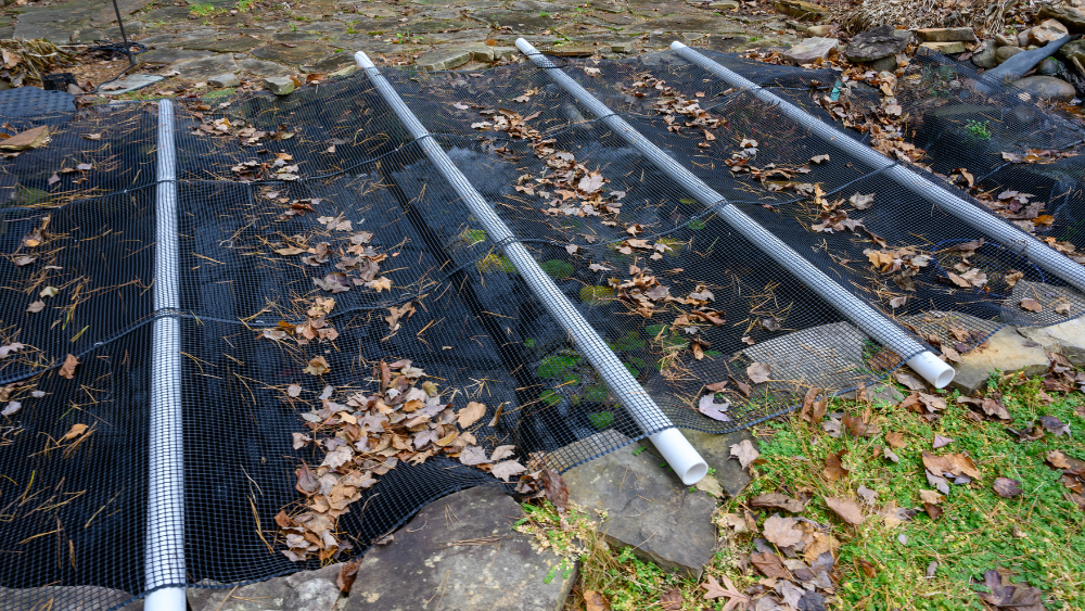 how to maintain pond netting